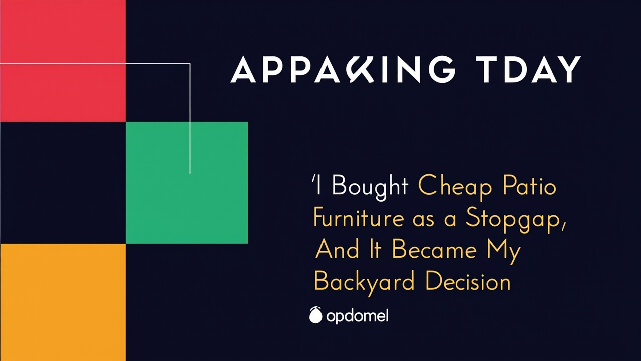 Billig have møbler som midlertidig løsning – nu mit yndlingskøb til haven