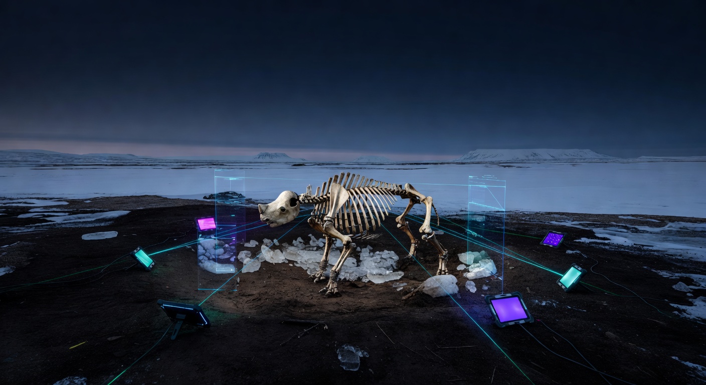 وحش قرن في الشمال المتجمد؟ اكتشاف يعود لـ23 مليون سنة يعيد كتابة تاريخ القطب الشمالي