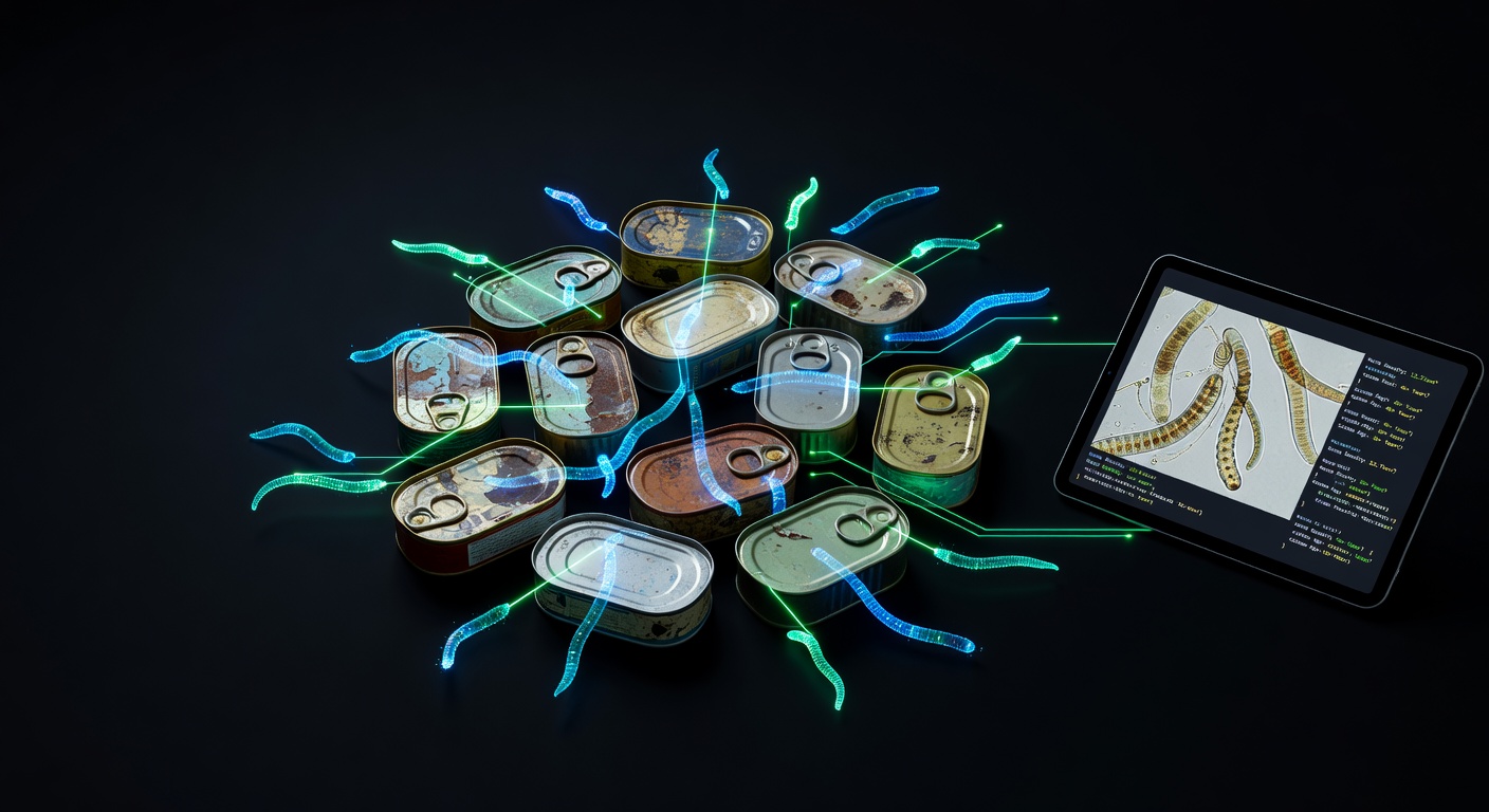 Oeroude blikzalm onthult geheim van oceaan: wormpjes zijn de baas!