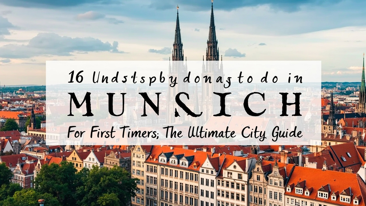 16 Unmissable Things To Do in Munich for First-Timers: The Ultimate City Guide