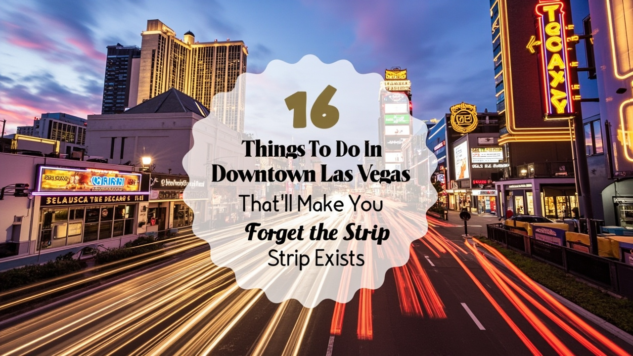 16 Things To Do In Downtown Las Vegas That'll Make You Forget the Strip Exists