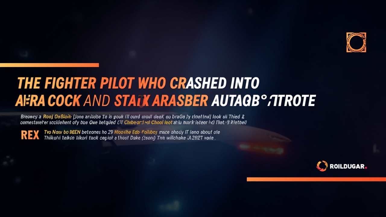 The Fighter Pilot Who Crashed Into a Rock and Came Back to Write About Giant Peaches