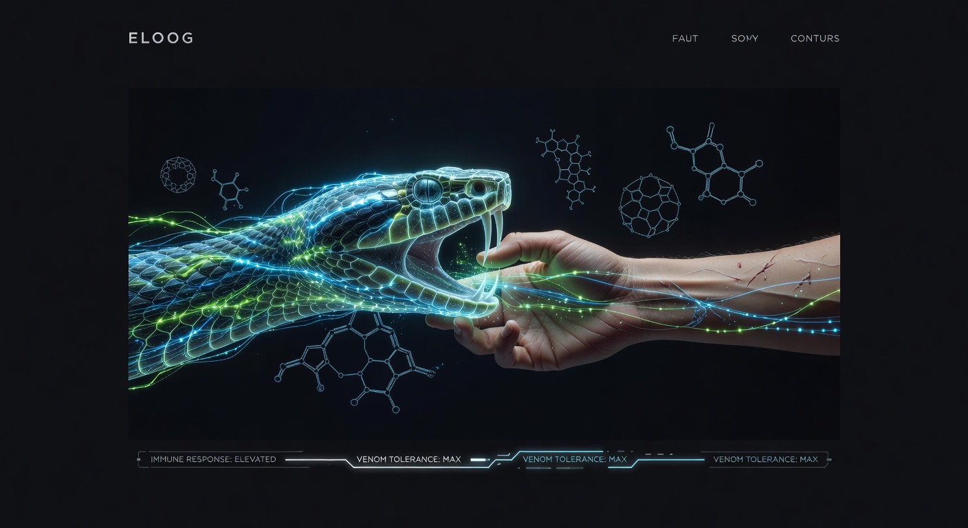 Bărbatul mușcat de șerpi veninoși 20 de ani la rând – și de ce îl mulțumește știința