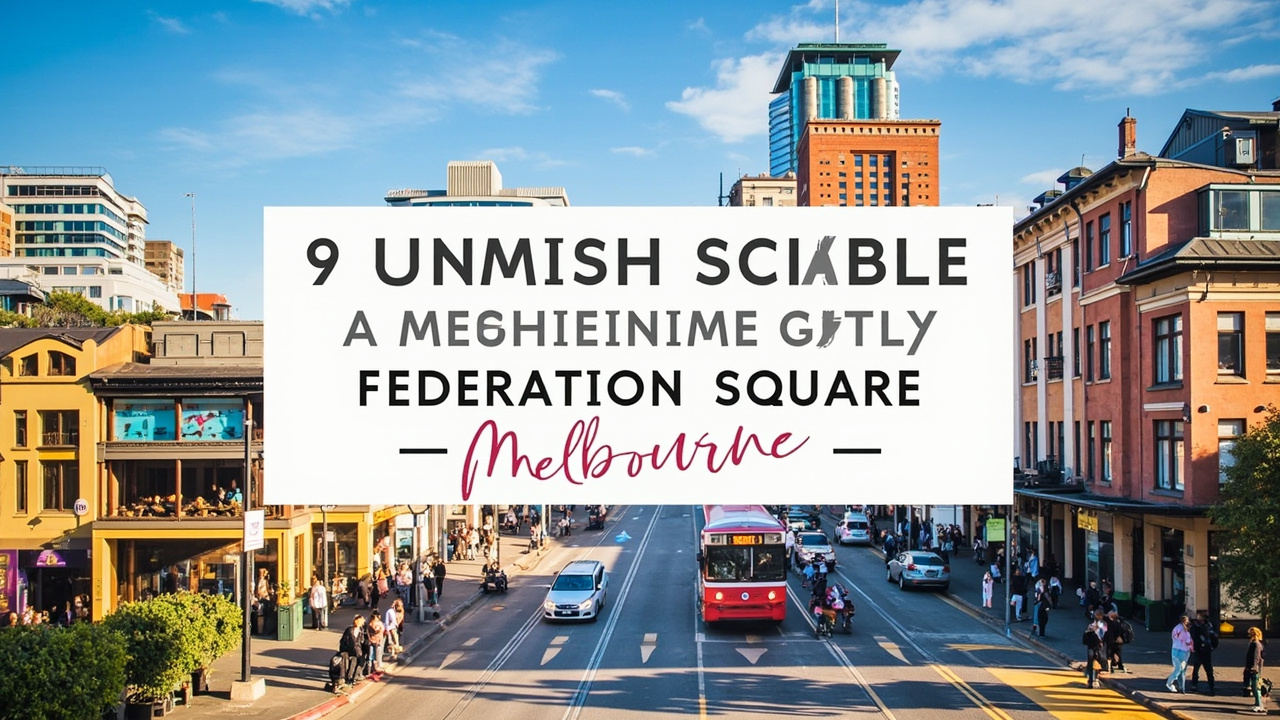 9 Unmissable Experiences at Federation Square, Melbourne