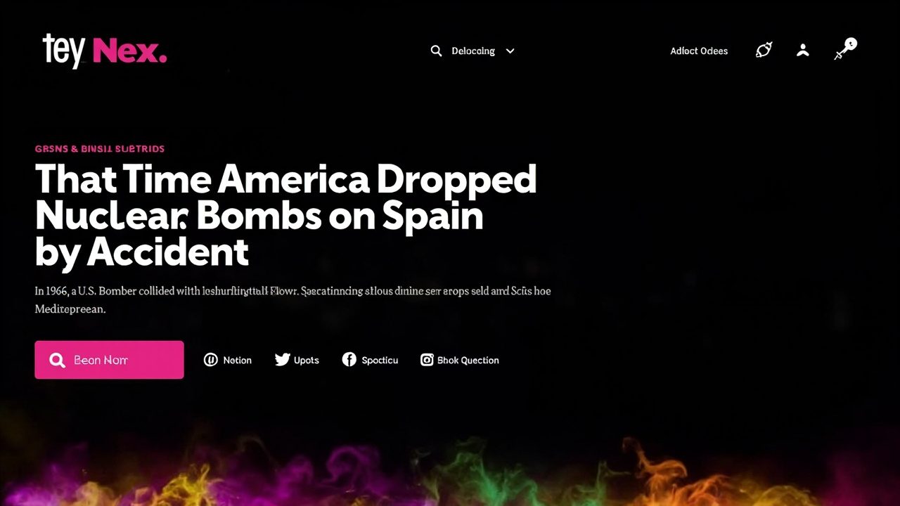 That Time America Dropped Four Nuclear Bombs on Spain by Accident