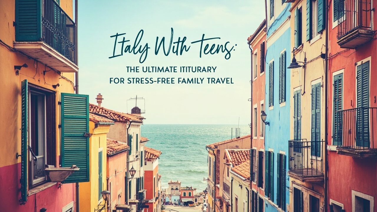 Italy With Teens: The Ultimate Itinerary for Stress-Free Family Travel