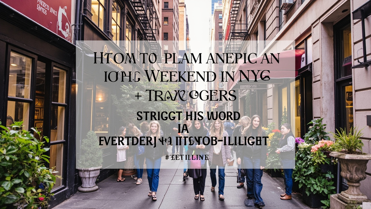 How to Plan an Epic Long Weekend in NYC With Teenagers (Without Losing Your Mind)