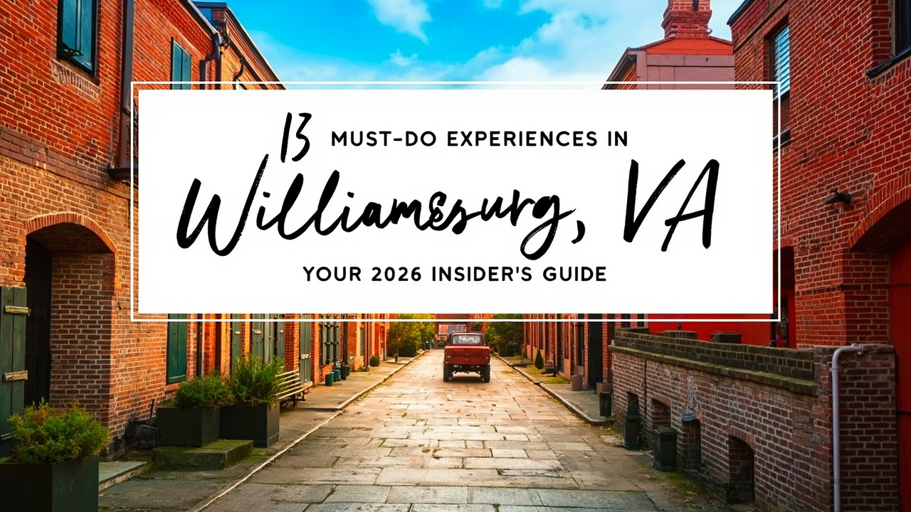 15 Must-Do Experiences in Williamsburg, VA: Your 2026 Insider Guide