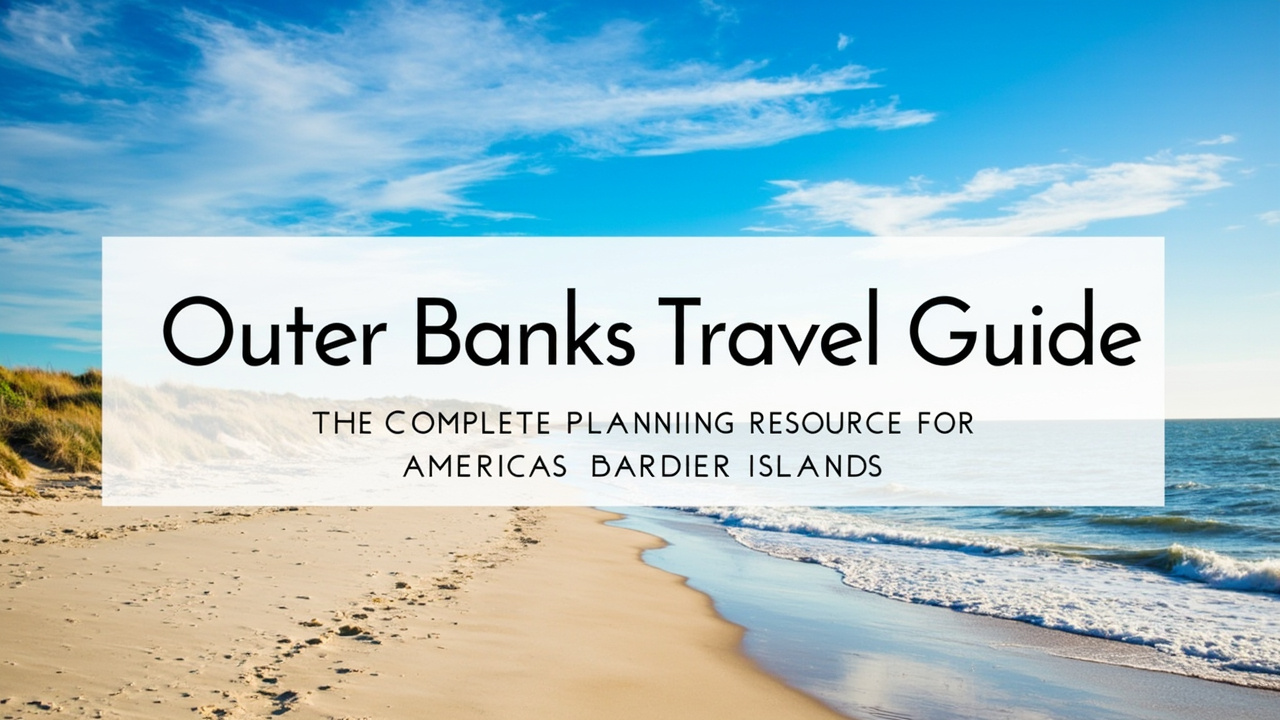 Outer Banks Travel Guide: Your Complete Planning Resource for America's Barrier Islands