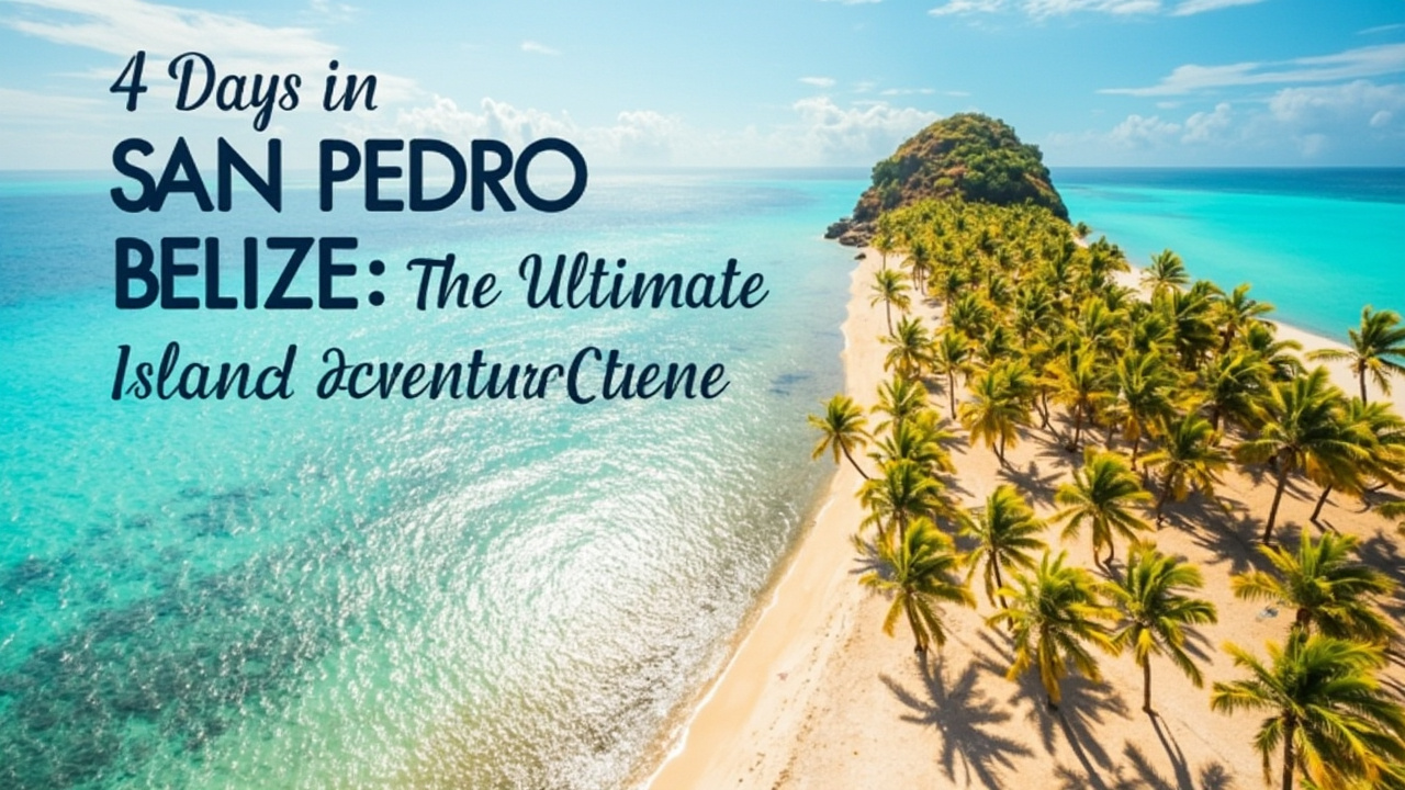 4 Days in San Pedro, Belize: Your Ultimate Island Adventure Guide