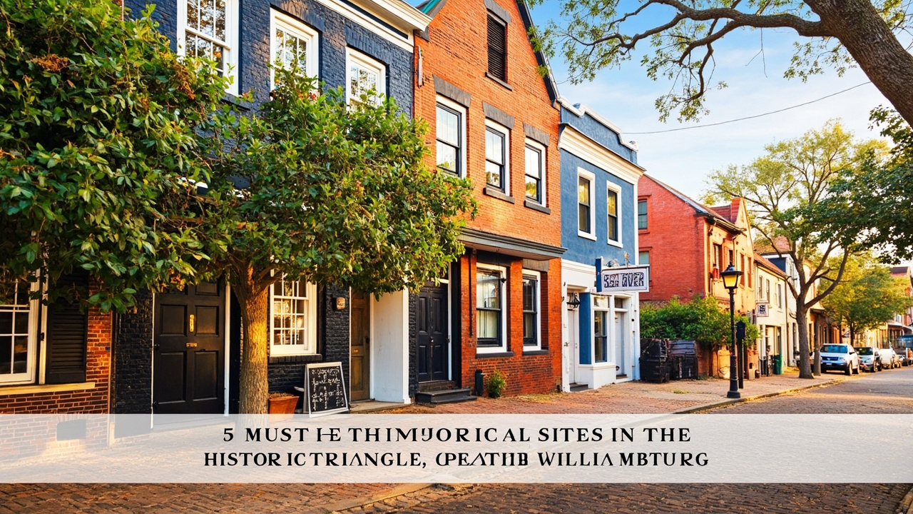 5 Must-See Historical Sites in the Historic Triangle, Greater Williamsburg [2026 Guide]