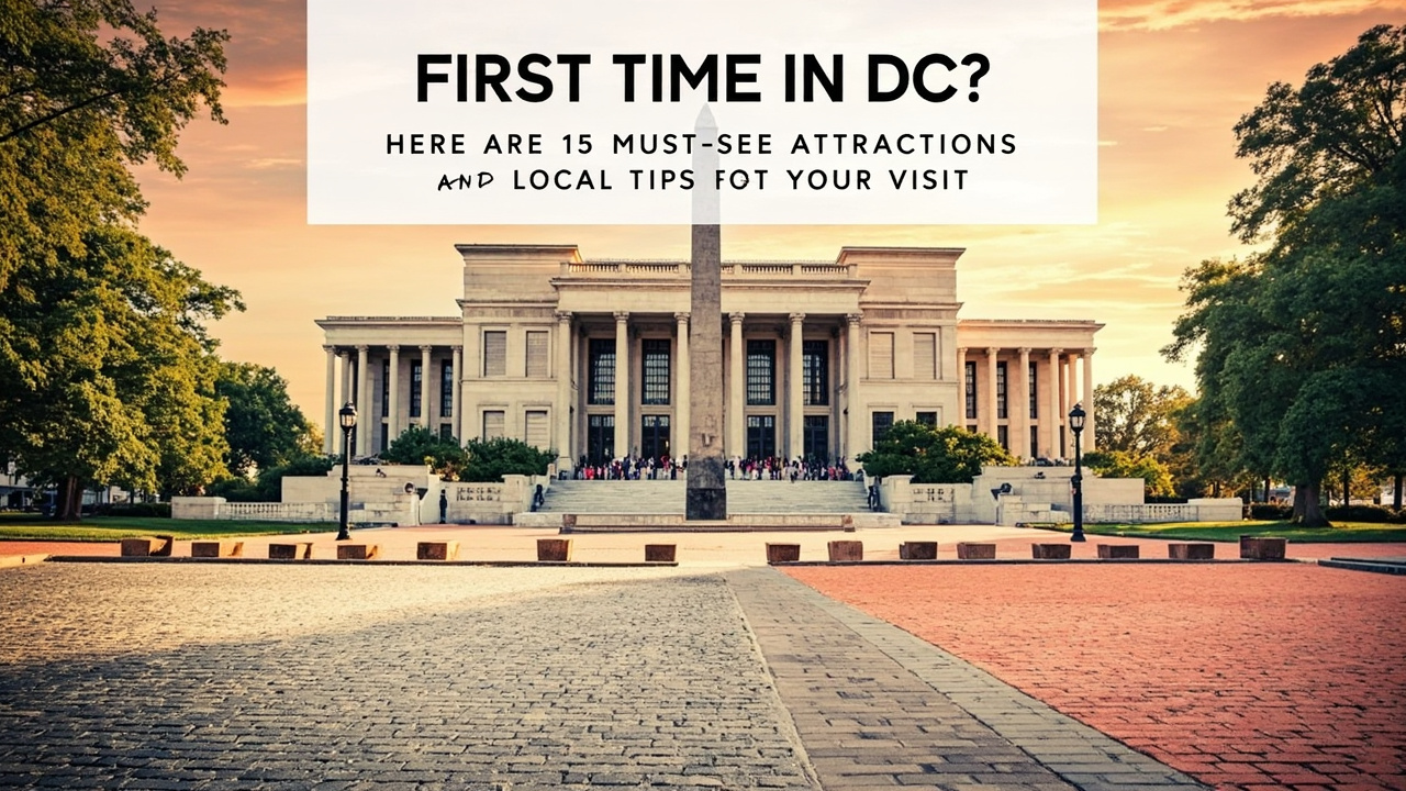 First Time in DC? Here Are 15 Must-See Attractions and Local Tips for Your Visit
