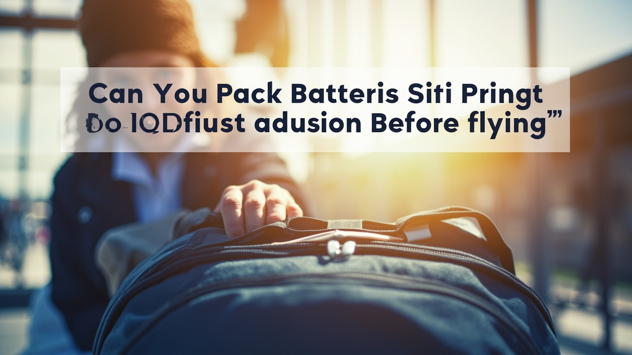 Can You Pack Batteries in Checked Bags? The 2026 Rules You Must Know Before Flying