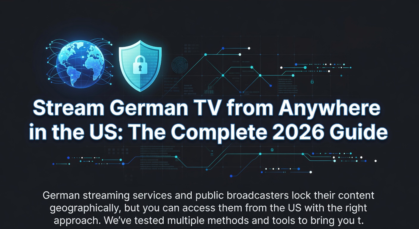 Assista TV Alemã de Qualquer Lugar nos EUA: Guia Completo 2026