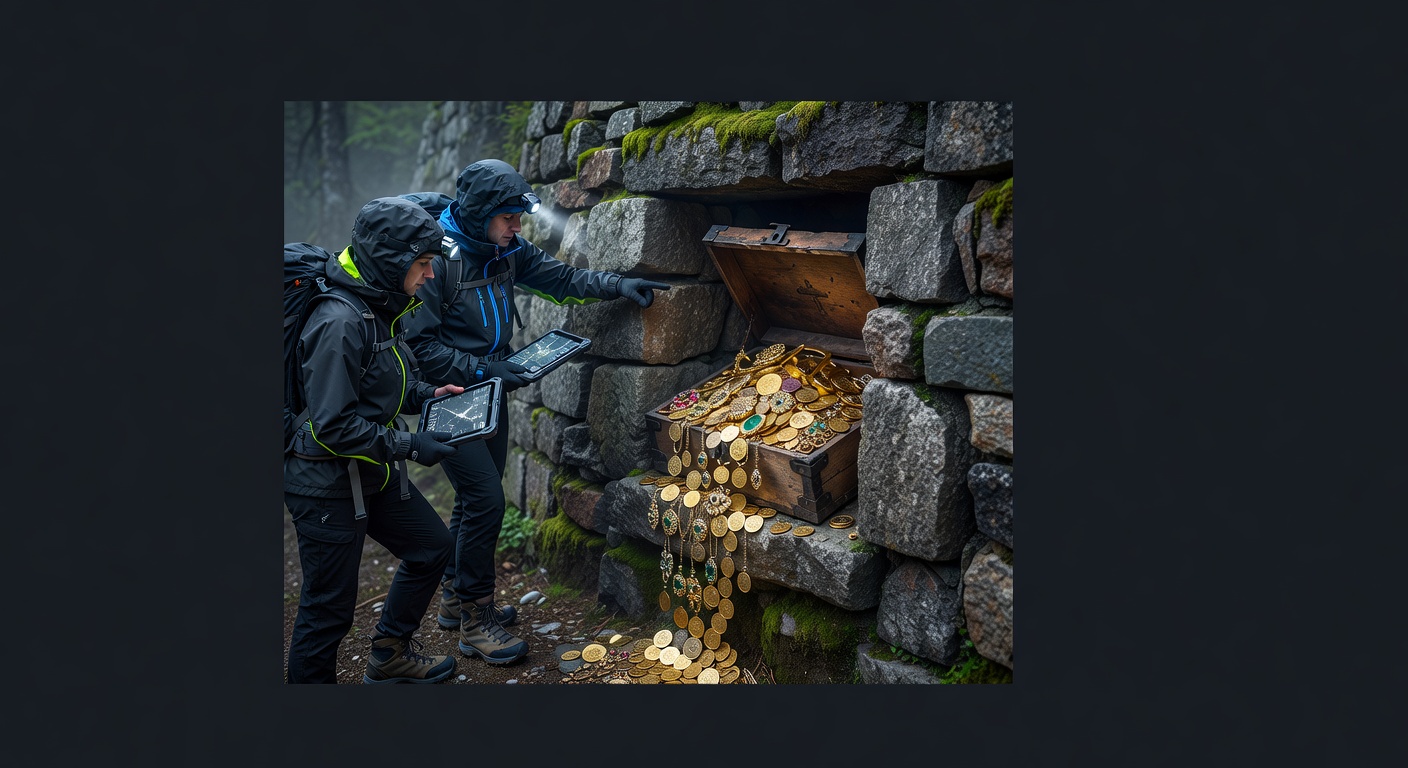 Bosdetectives ontrafelen goudschat van 300.000 dollar in Tsjechische bergmuur