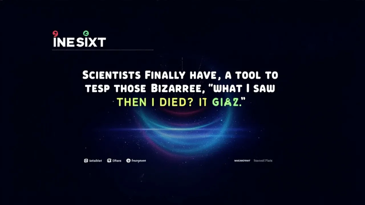 Scientists Finally Have a Tool to Test Those Bizarre "What I Saw When I Died" Stories