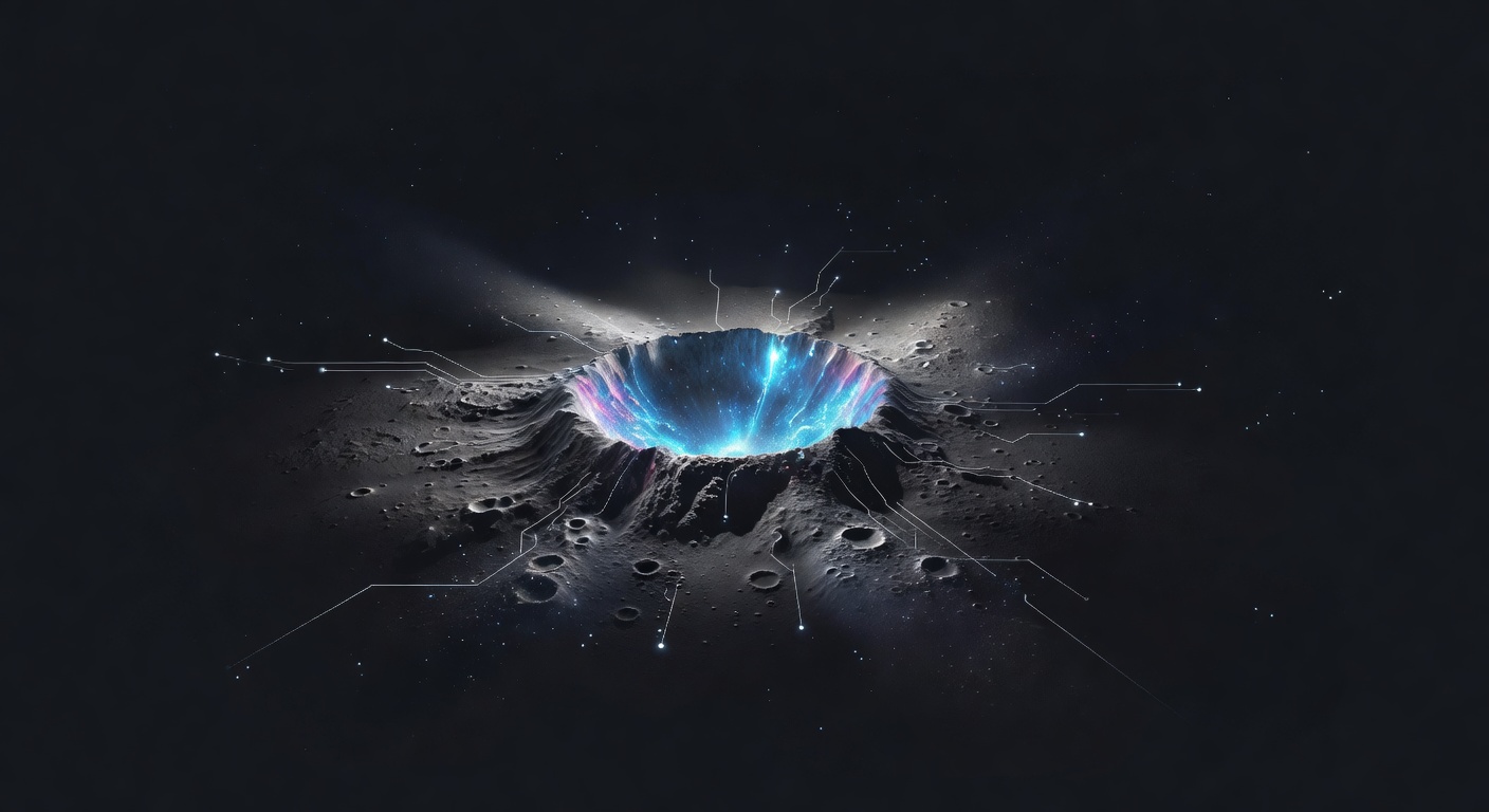 A Lua ganhou uma nova mancha, e que espetáculo lindo!