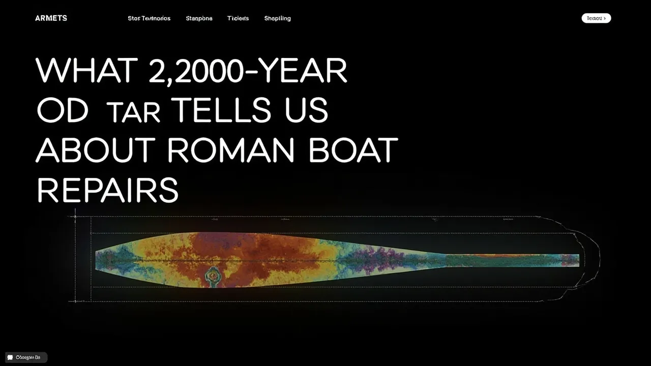 What 2,200-Year-Old Tar Tells Us About Roman Boat Repairs
