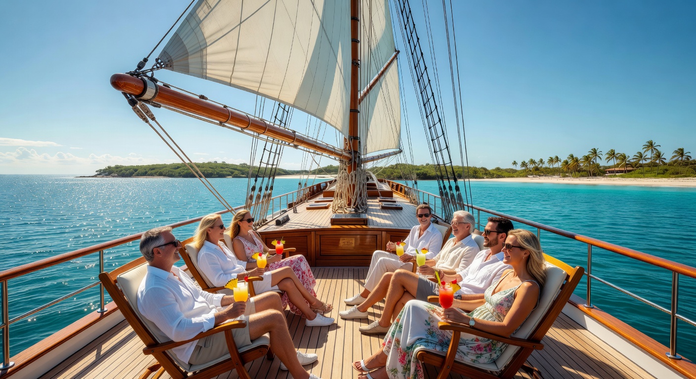 Jak vypadá den na palubě Star Clippers v Karibiku