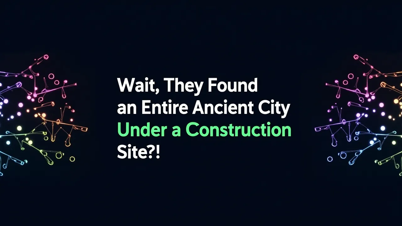 Wait, They Found an Entire Ancient City Under a Construction Site?!