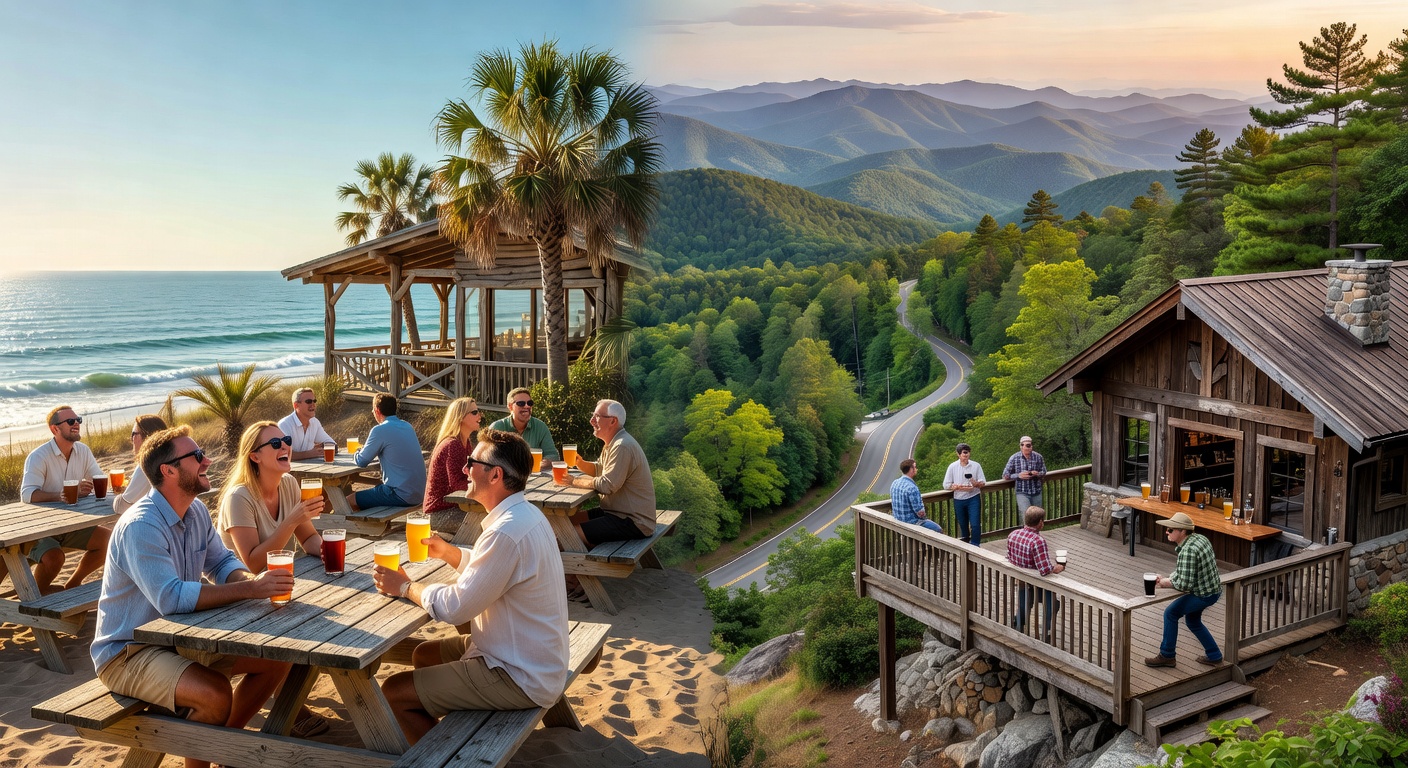 North Carolina's Hidden Craft Beer Trail: From Coastal Breweries to Mountain Taprooms
