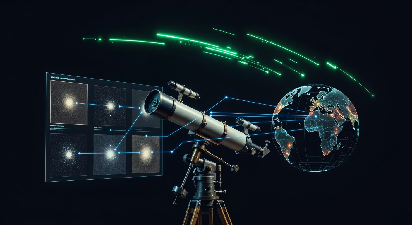 Luzes Misteriosas no Céu: O Que Dados Antigos de Telescópios Revelam Sobre OVNIs e Testes Nucleares