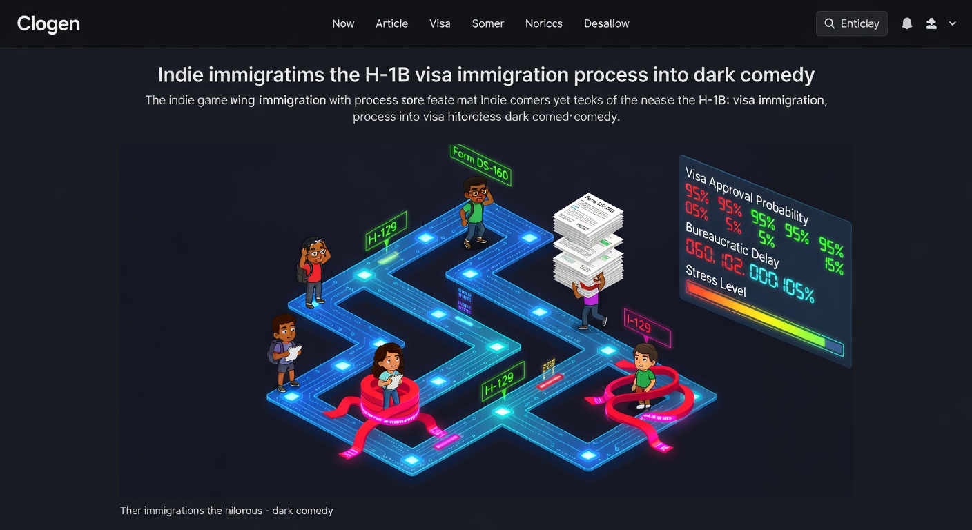 Тази инди игра превръща кошмарите на имиграцията в черна комедия