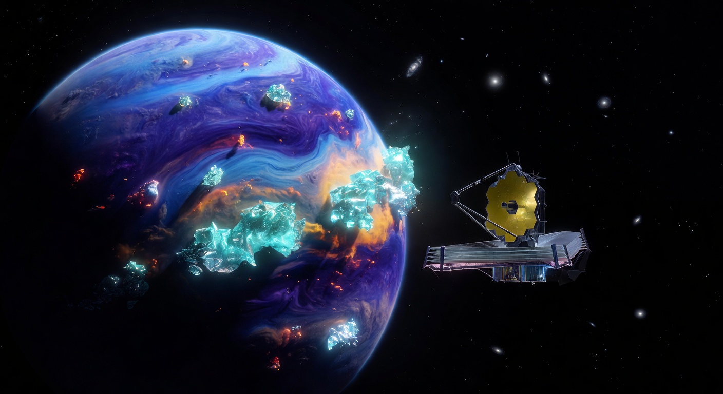 Странная штука на далёкой гигантской планете: учёные в шоке!