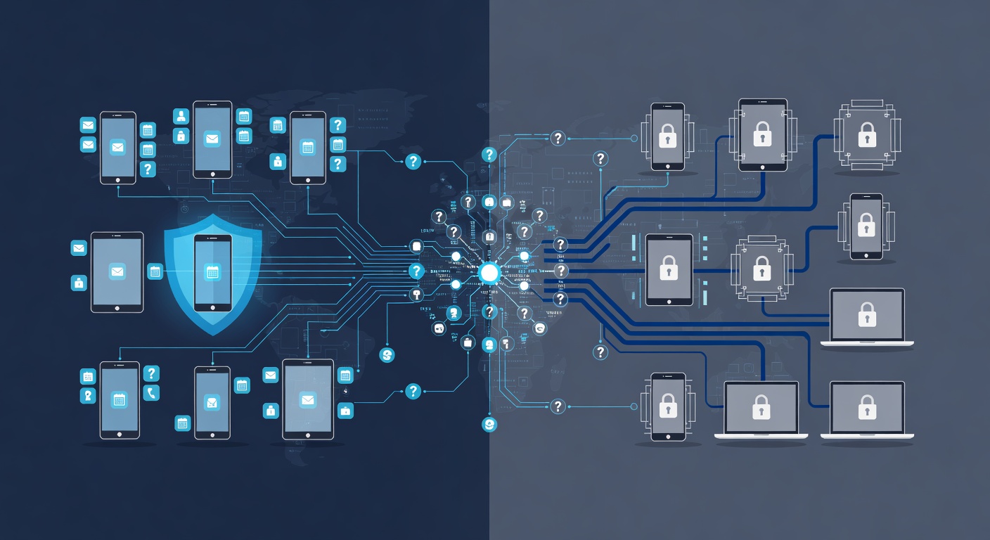 إدارة التطبيقات أم الأجهزة؟ أي استراتيجية أمان محمول تناسب شركتك؟