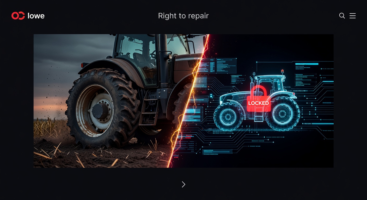 Why Farmers Are Fighting Tech Giants Over the Right to Fix Their Own Tractors