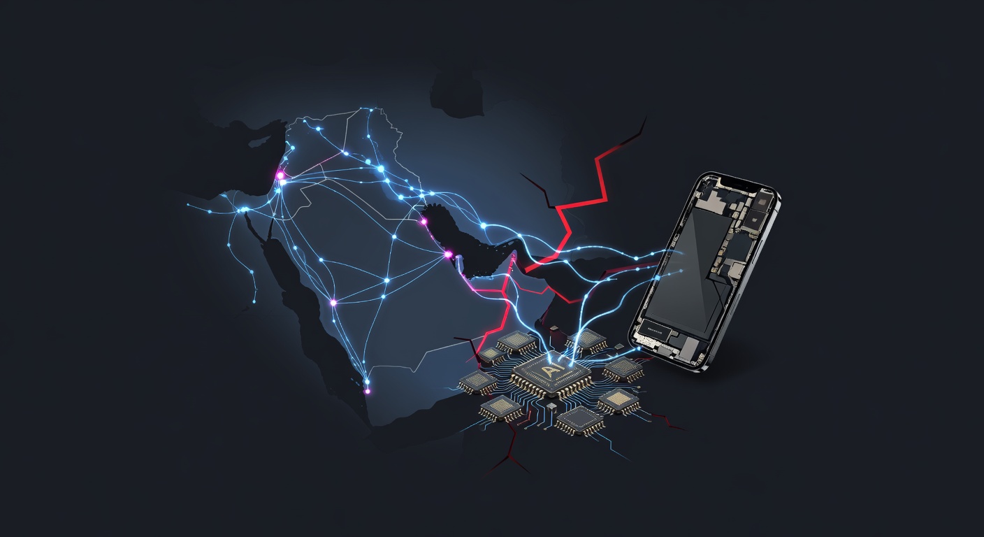 لماذا قد يُعطل التوتر في الشرق الأوسط آيفونك القادم ويبطئ الذكاء الاصطناعي؟