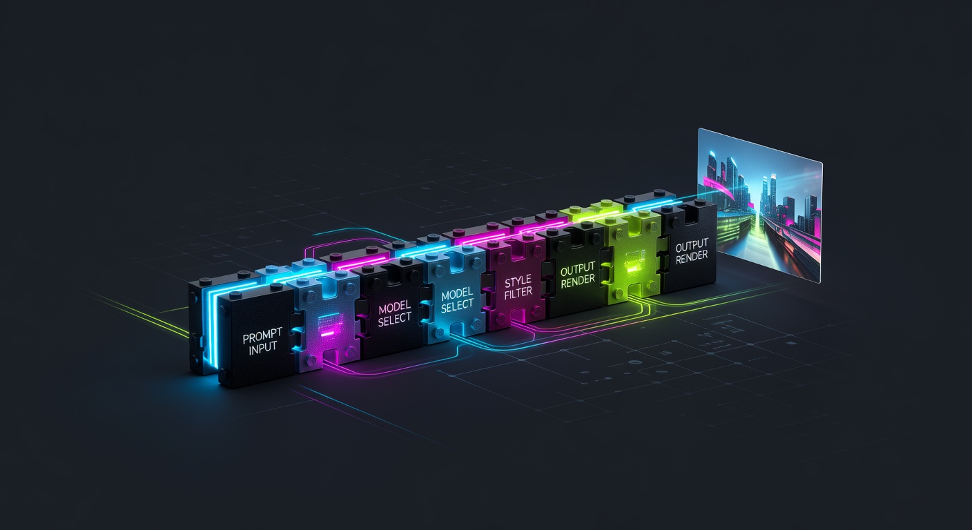 AI Image Generation Just Got LEGO-Like: Build Custom Workflows with Snap-Together Blocks