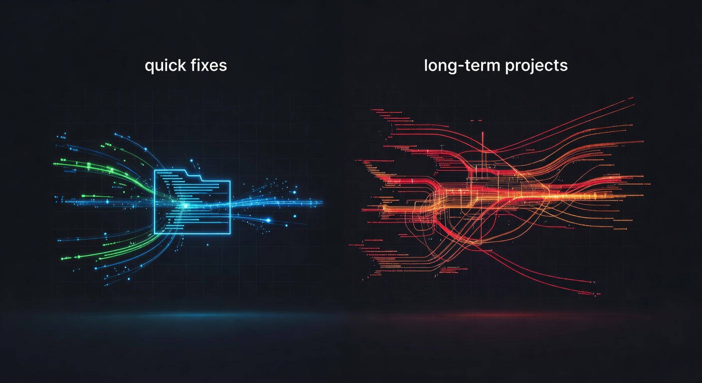 Why AI Coding Assistants Are Great at Quick Fixes But Terrible at Long-Term Projects