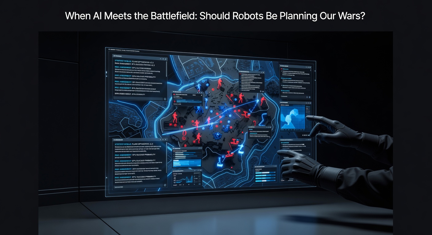 When AI Meets the Battlefield: Should Robots Be Planning Our Wars?