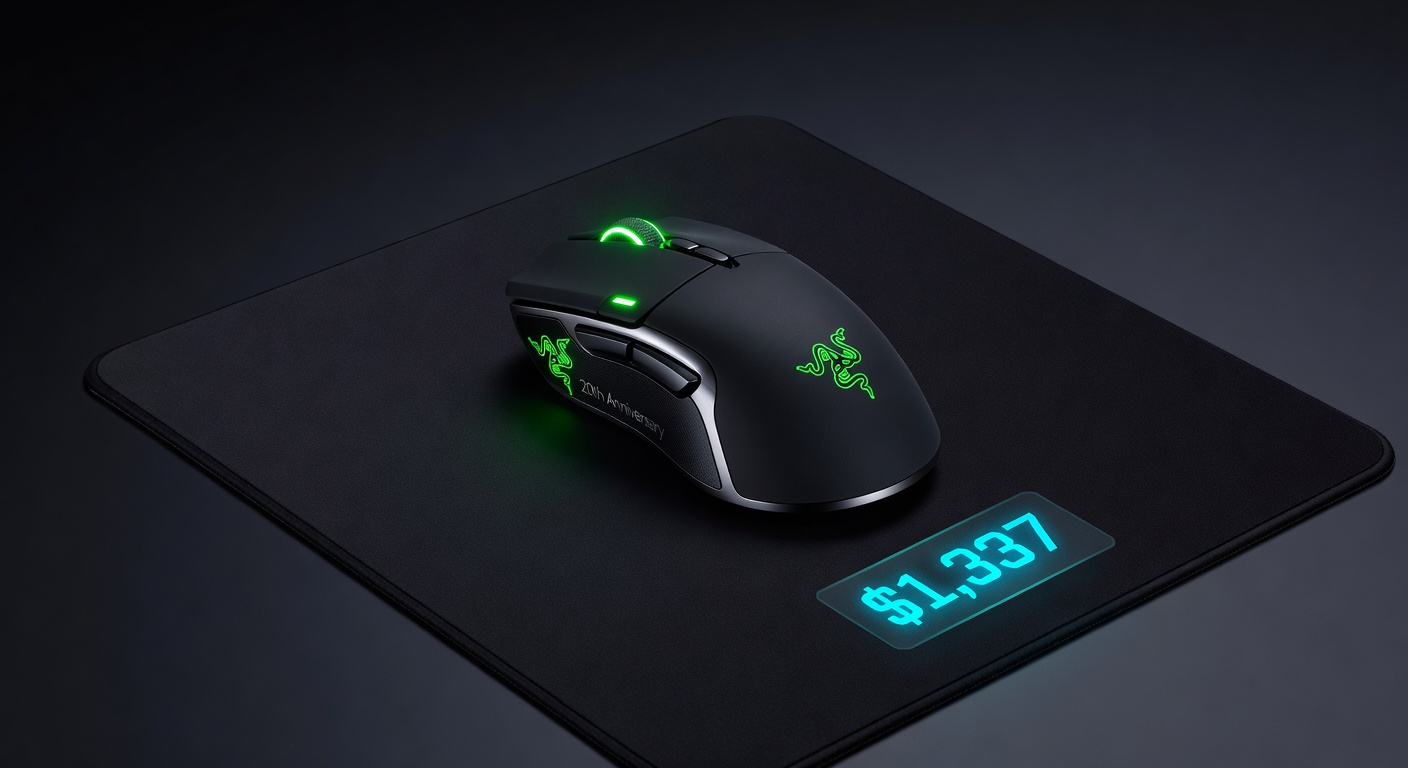 Razer's $1337 Gaming Mouse: When Nostalgia Meets Meme Pricing