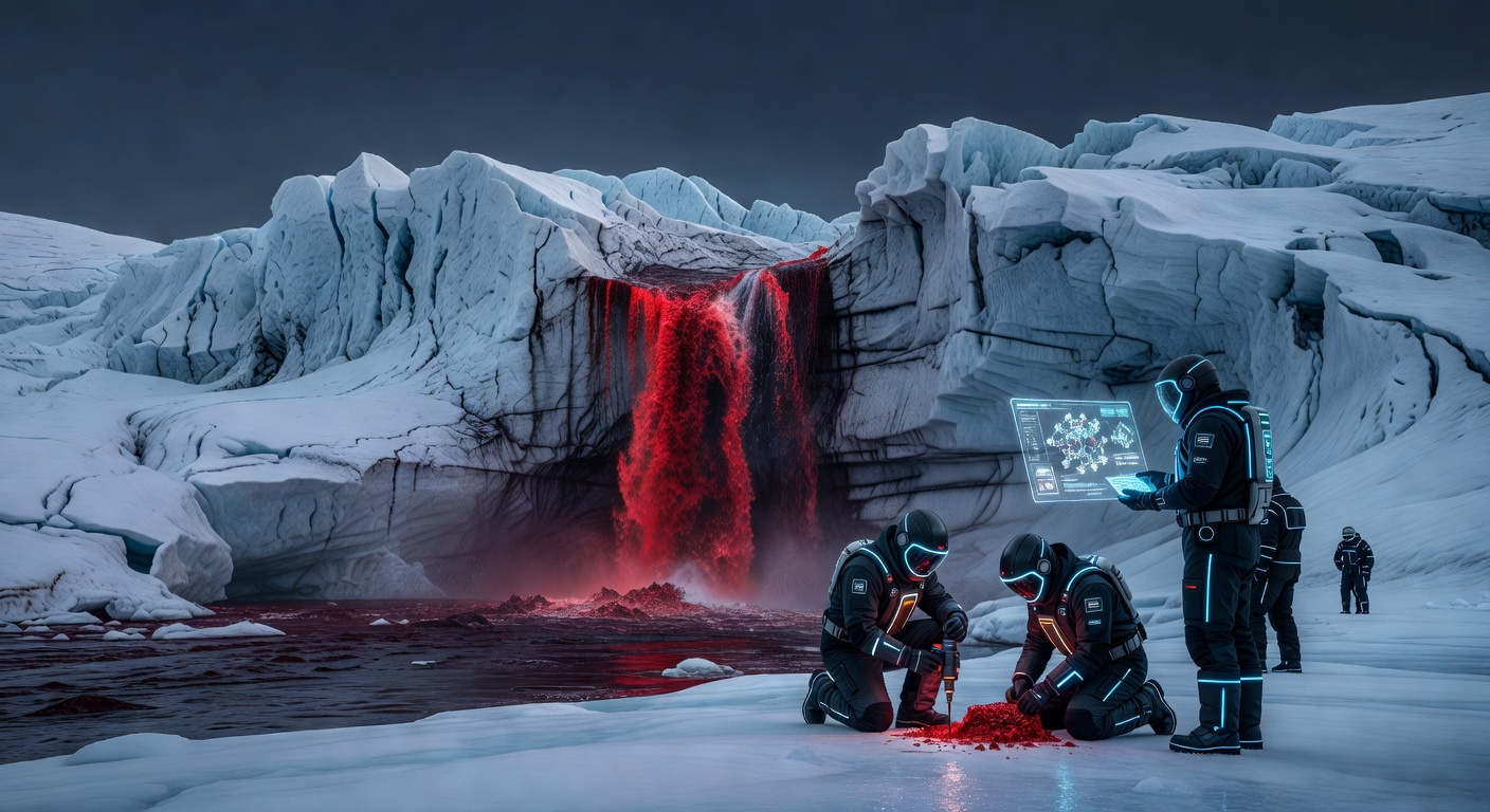 Antarctica's Crimson Waterfall Finally Gives Up Its Secrets After 100+ Years