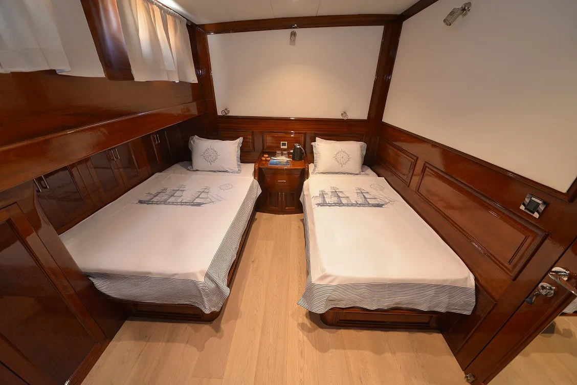 2 Single Bed Cabin A