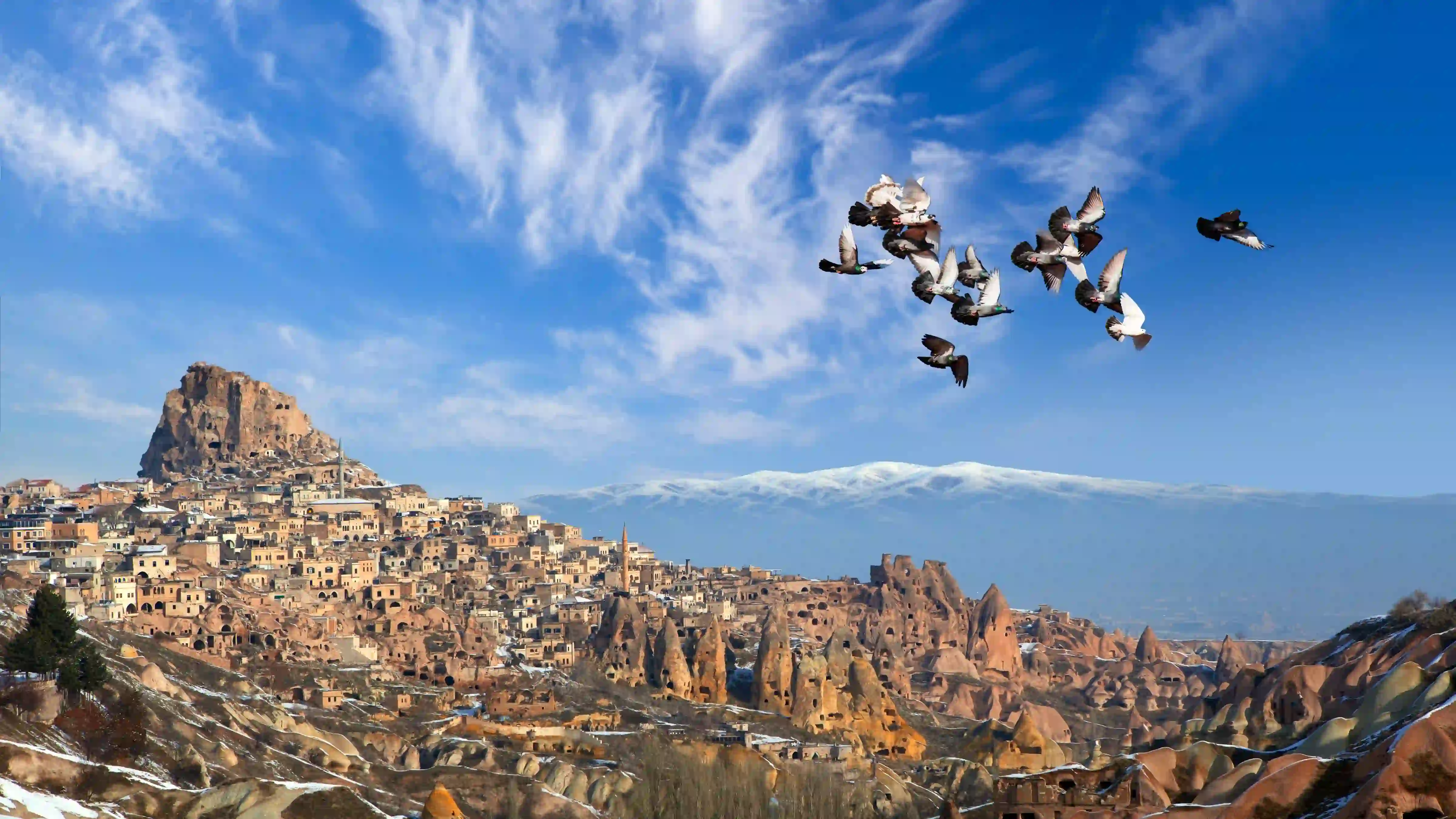 Uchisar Castle from Pigeon Valley