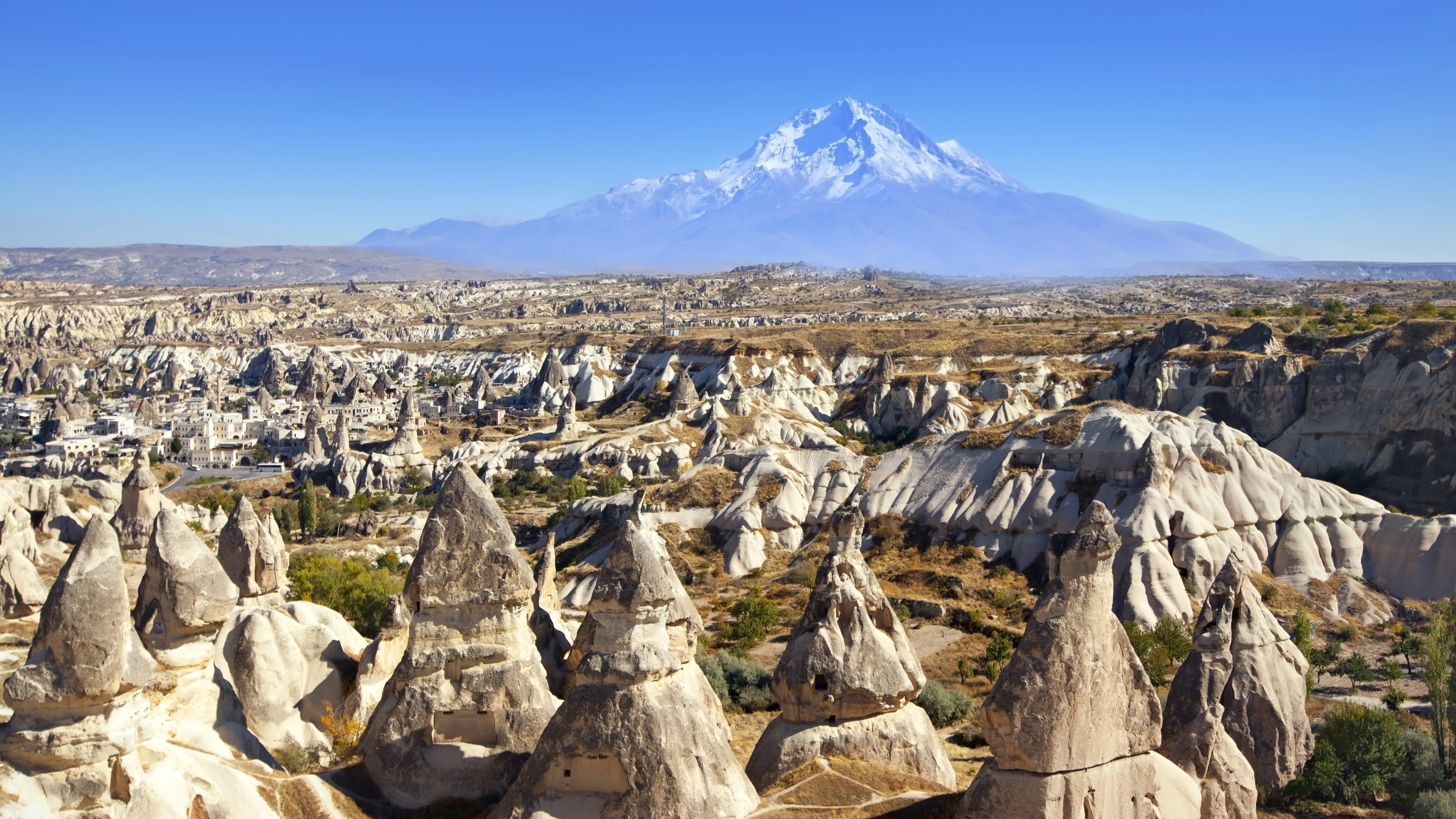 Goreme Town and Mount Erciyes