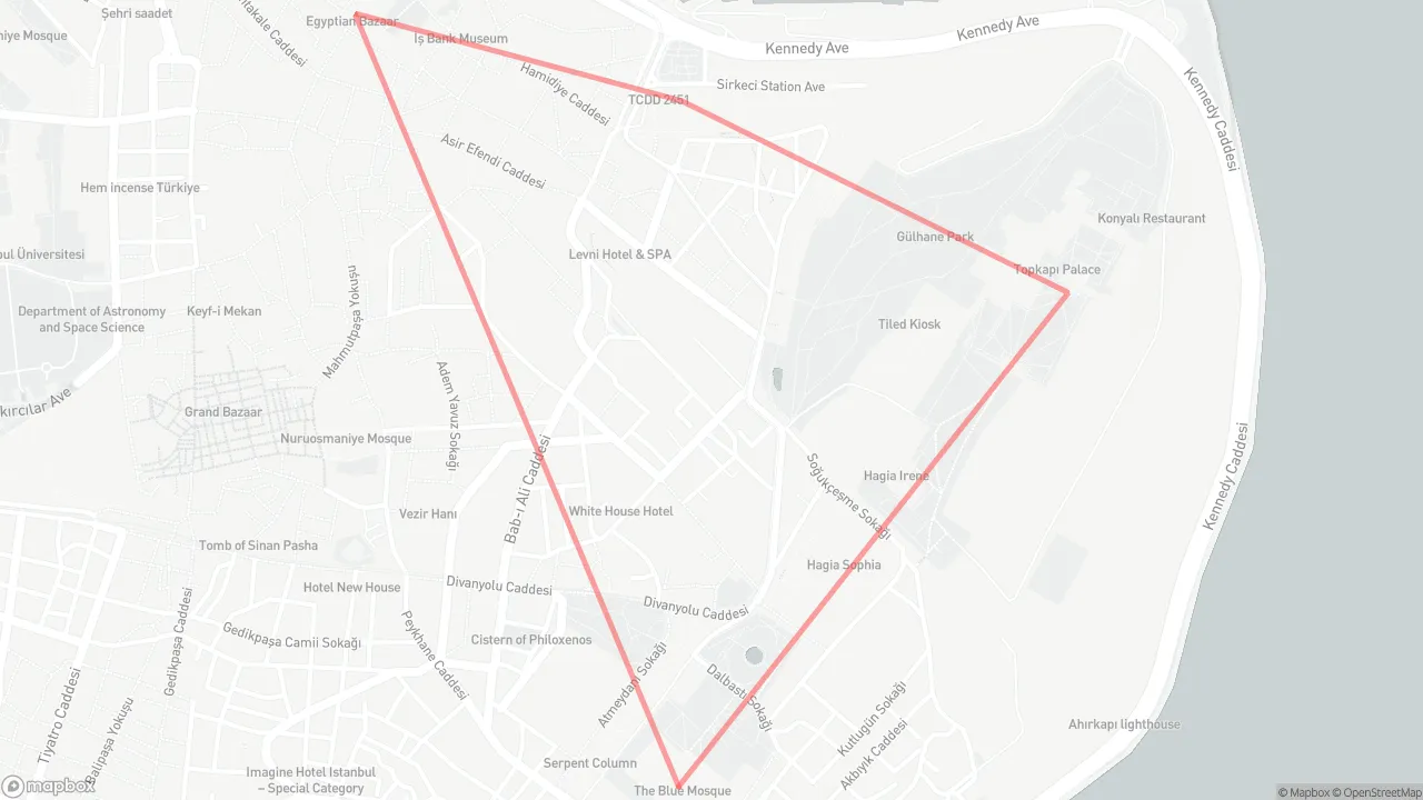 Explore Istanbul map