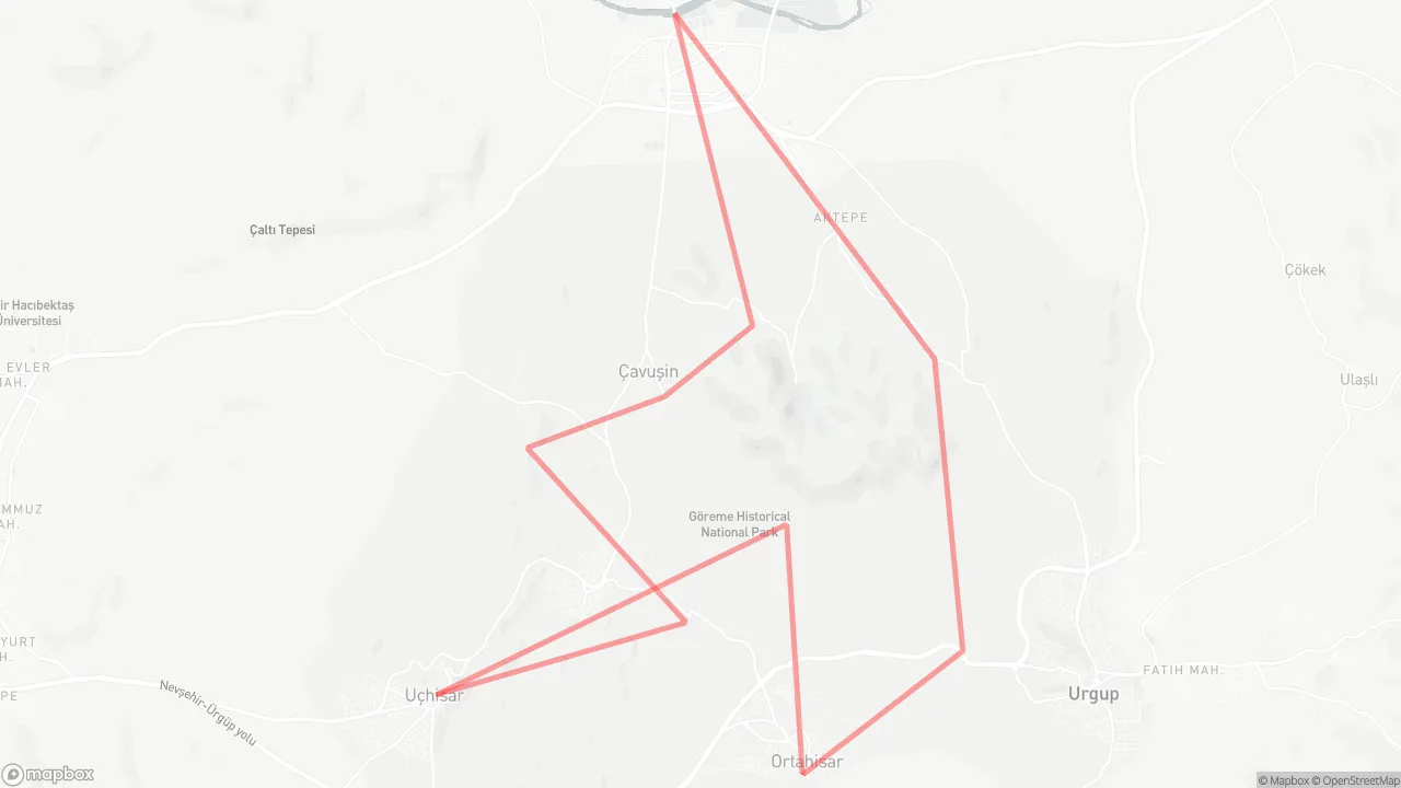 Fam Trip in Cappadocia map