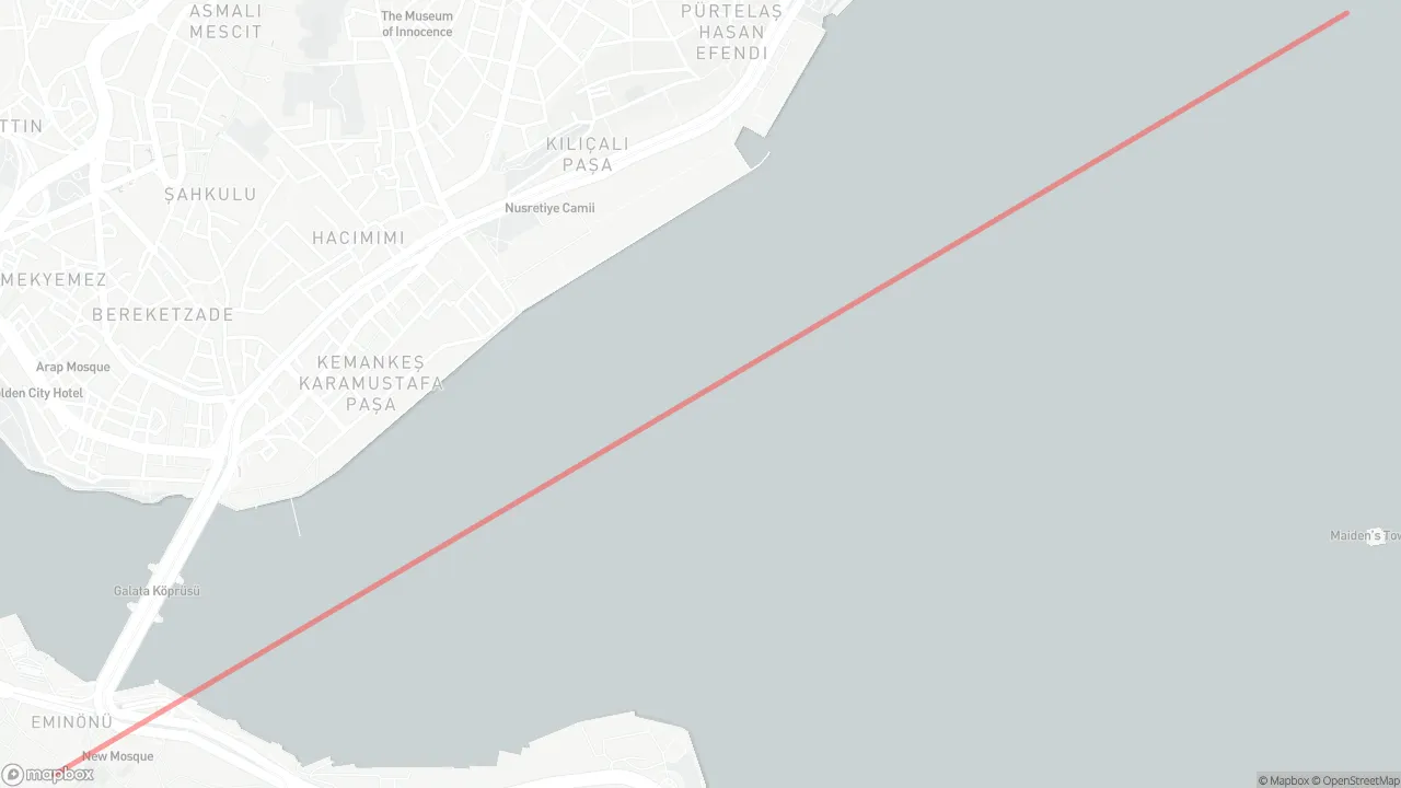 Private Bosphorus Cruise map