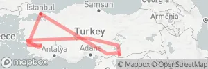 Ancient Paths of Turkey map