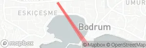 Bodrum Tour map