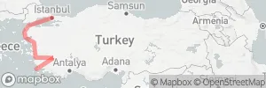 Self Drive The Aegean Coast map