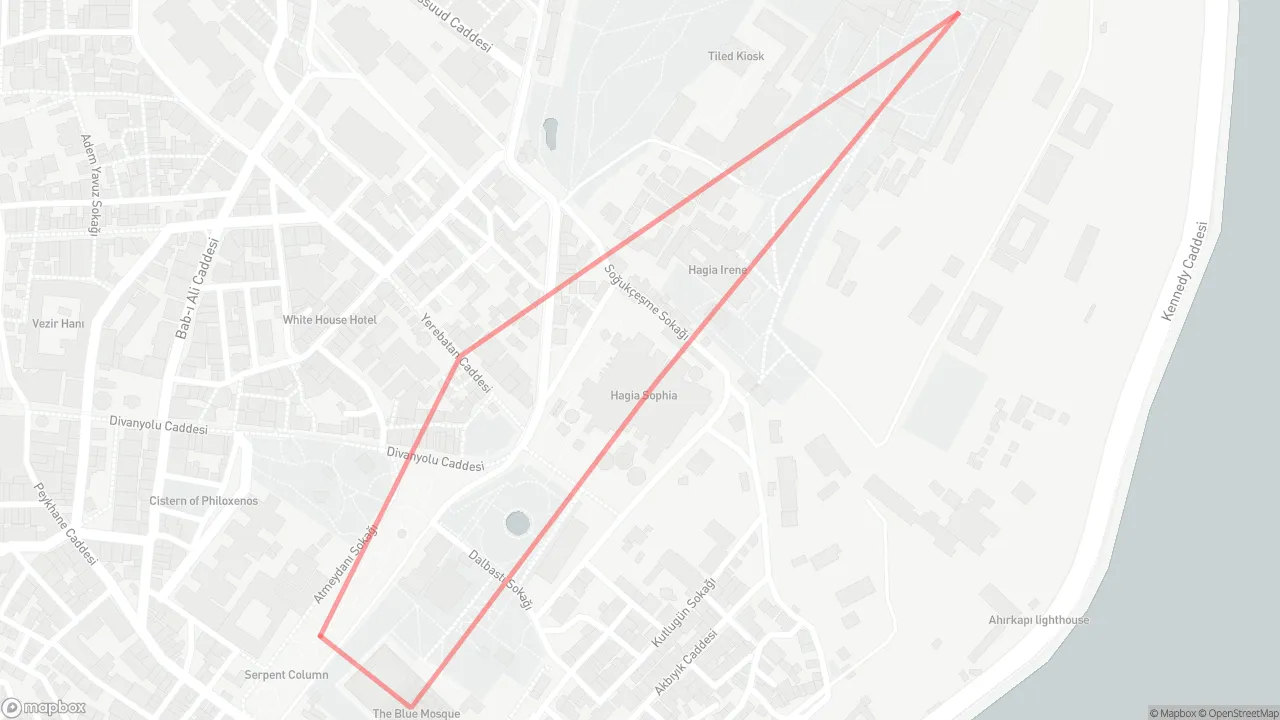 Walking The Old City map