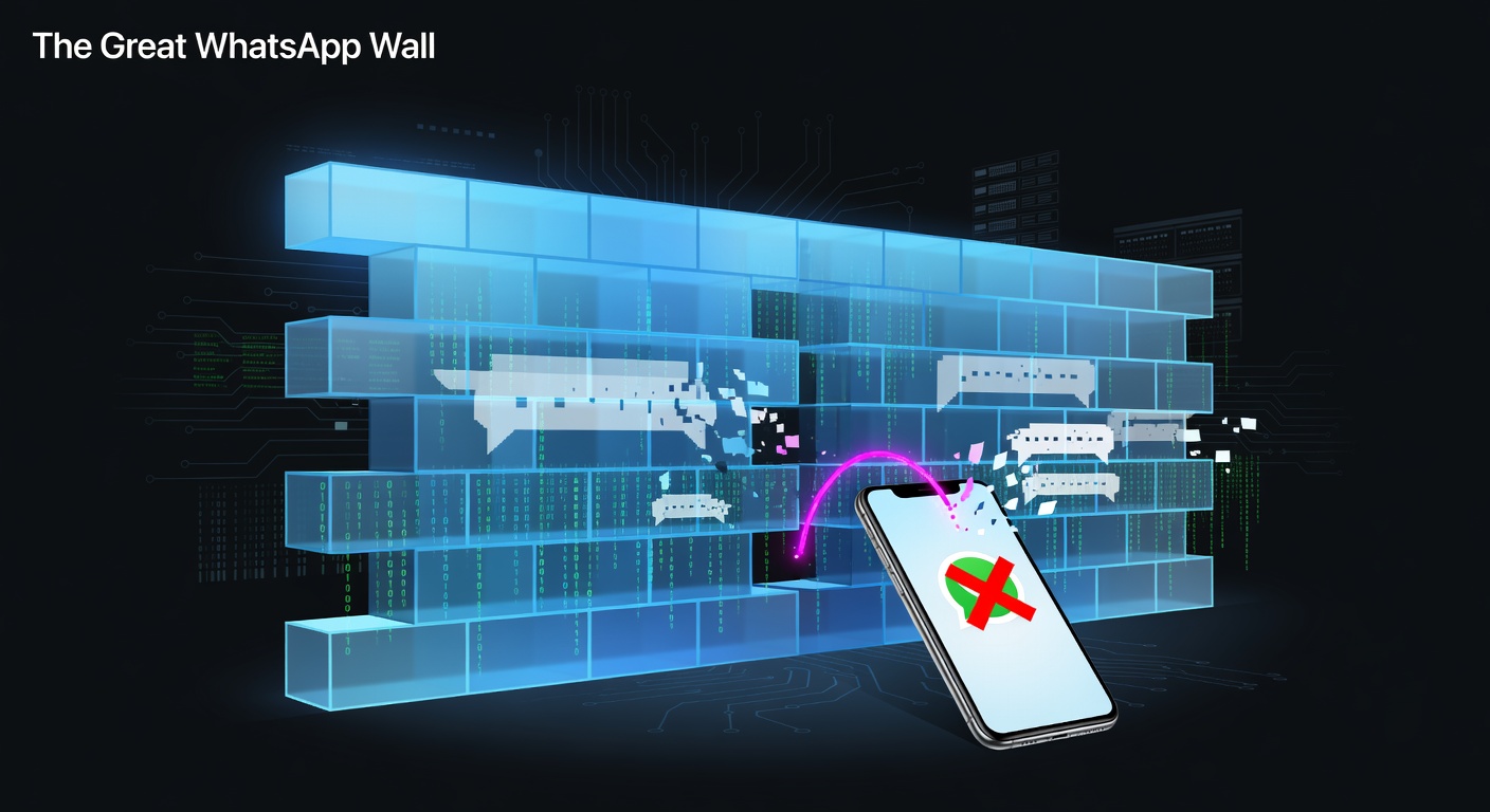 Великая стена WhatsApp: почему в Китае не уходят сообщения (и как я это обошёл)